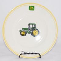 Gibson JOHN DEERE TRACTOR Round Vegetable 9 1/8" Bowl